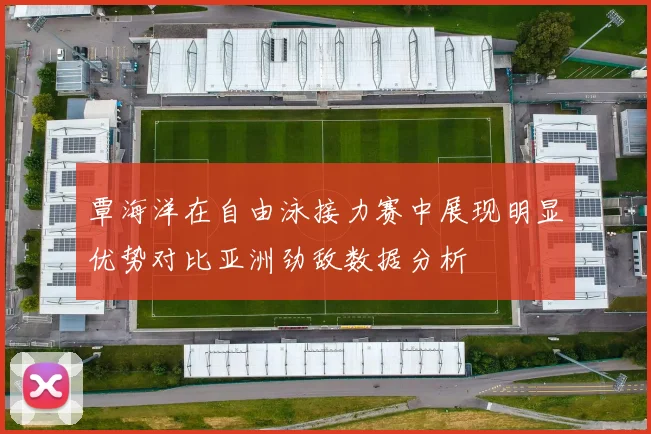 覃海洋在自由泳接力赛中展现明显优势对比亚洲劲敌数据分析